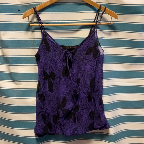 Erica Davies- 100% silk spaghetti blouse - Picture 1 of 6